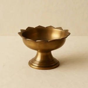 Lotus Brass Diya